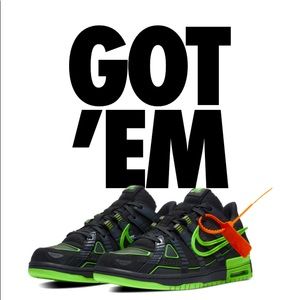 Nike SB Rubber Dunk x Off White- Green Strike